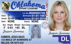 OK SOK driver's license